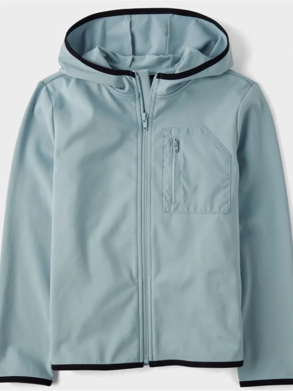 Boys Cozy Tech Zip Up Hoodie - Gray